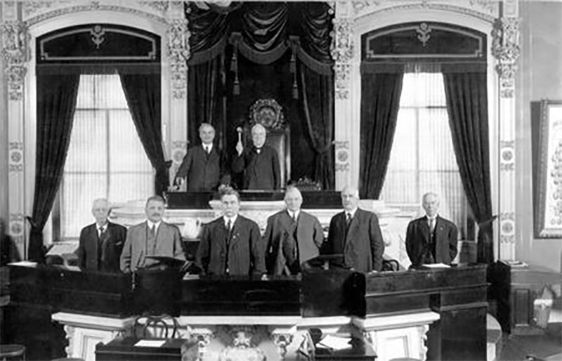 The opening of the 1912 Ohio Constitutional Convention. Photo from the Ohio History Connection.